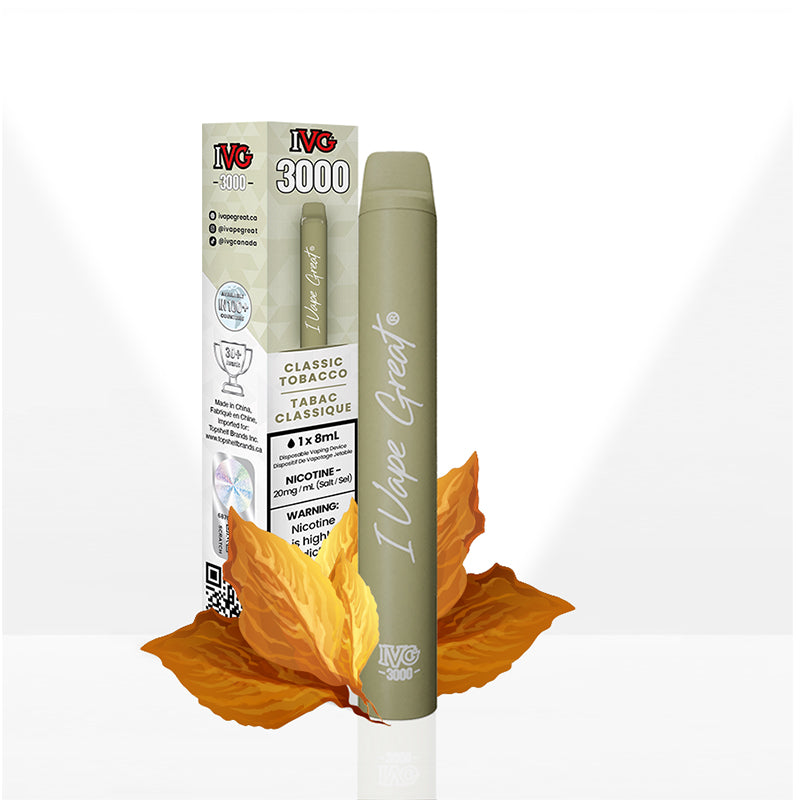 IVG-3000-CLASSIC-TOBACCO-DISPOSABLE-VAPE-iVapeGreat